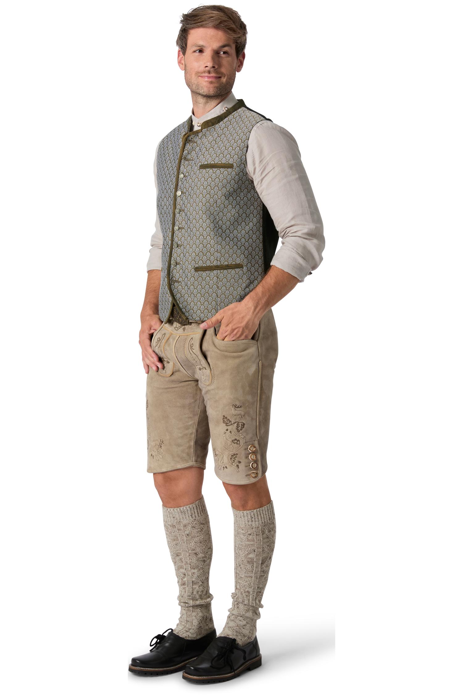 Braune Almsach Trachtenweste